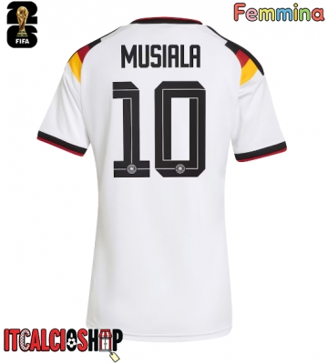 Germania Jamal Musiala #10 Prima Maglia Femmina Mondiali 2026 Manica Corta